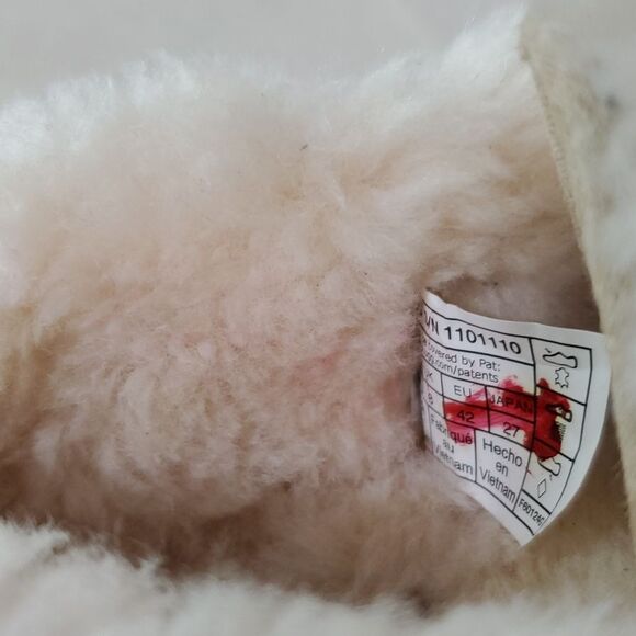 UGG Ascot Slipper Grey Suede Wool Comfort Loafer Men's US 9 NIB - Picture 9 of 16